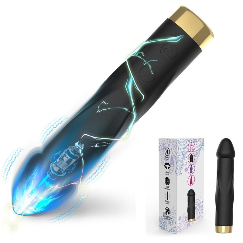 Rechargeable Extra Long Slim Slender Vibrating Bullet Vibrator Sex-toy for Women