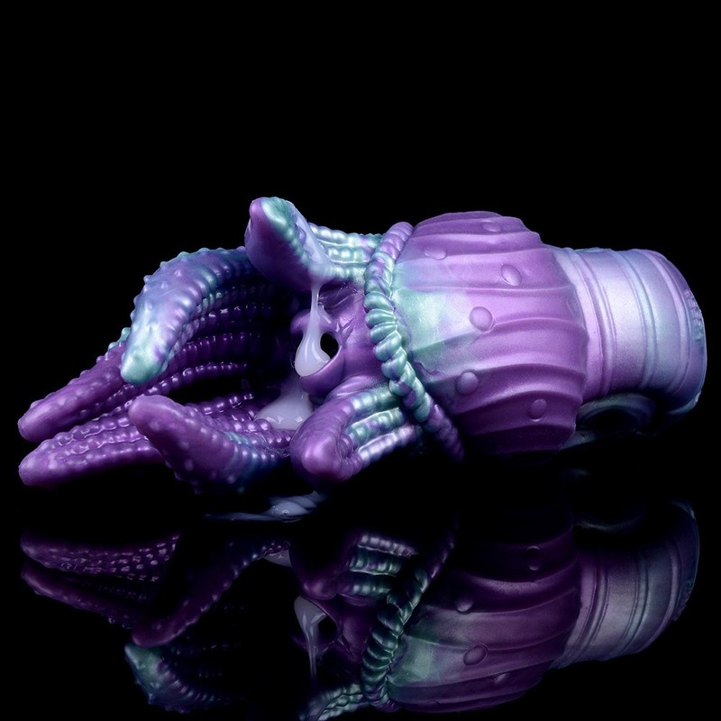 Male Fantasy Octopus Masturbator Cup Single Channel Sex Toy Silicone Strokers gallery
