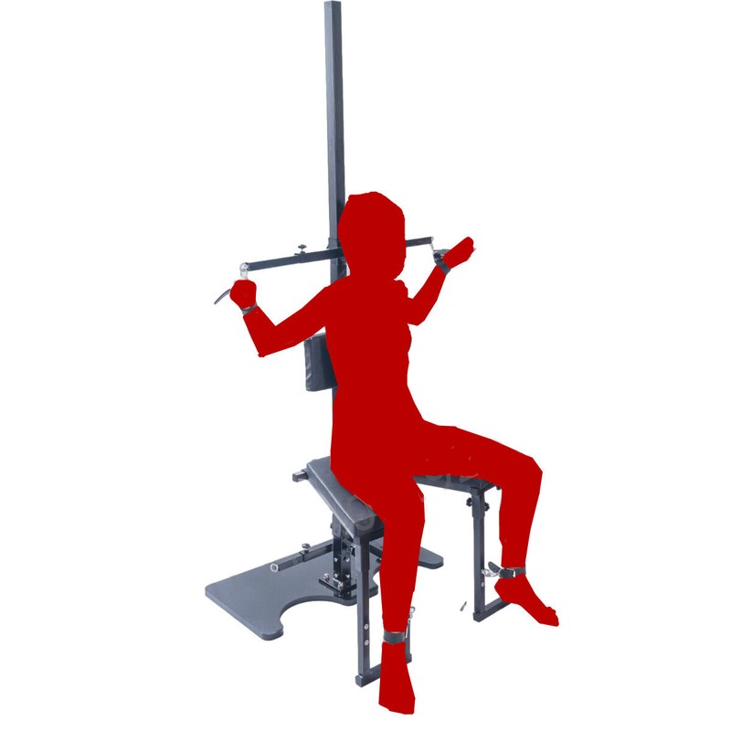 Standing-Sitting BDSM Bondage Rack Flirting Love Chair Slave Trainging Sex Toys gallery
