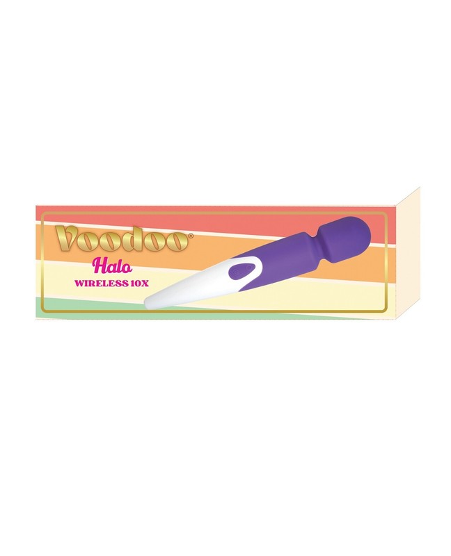 Authentic Voodoo Halo Wireless 10X – Purple Silicone Waterproof USB Rechargeable
