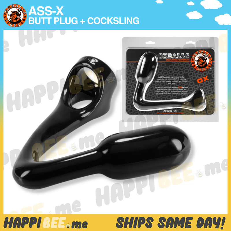 OXBALLS ASS-X Ass Lock COCKLOCK🍯COCKSLING + Butt Plug Sex Toy Penis Cock Sleeve