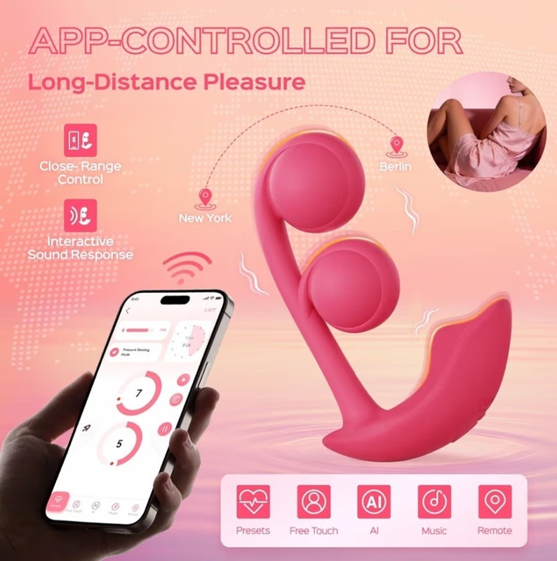 HoneyPlayBox Melody G spot Vibrator Couples Sex Toys, 3 in gallery