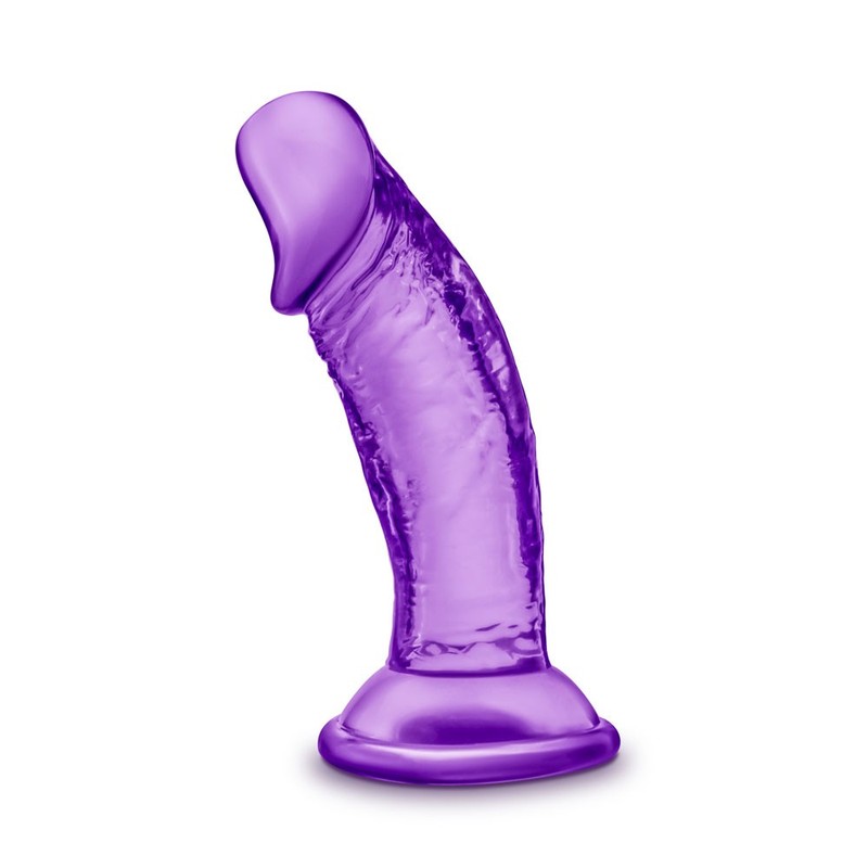 B Yours - Sweet n' Small 4 Inch Dildo With Suction Cup - Purple gallery