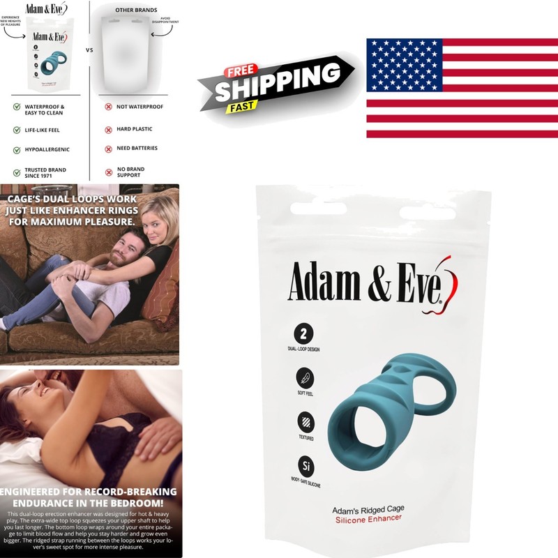 Versatile Silicone Cage for Men with Ridged Design for Increased Stimulation