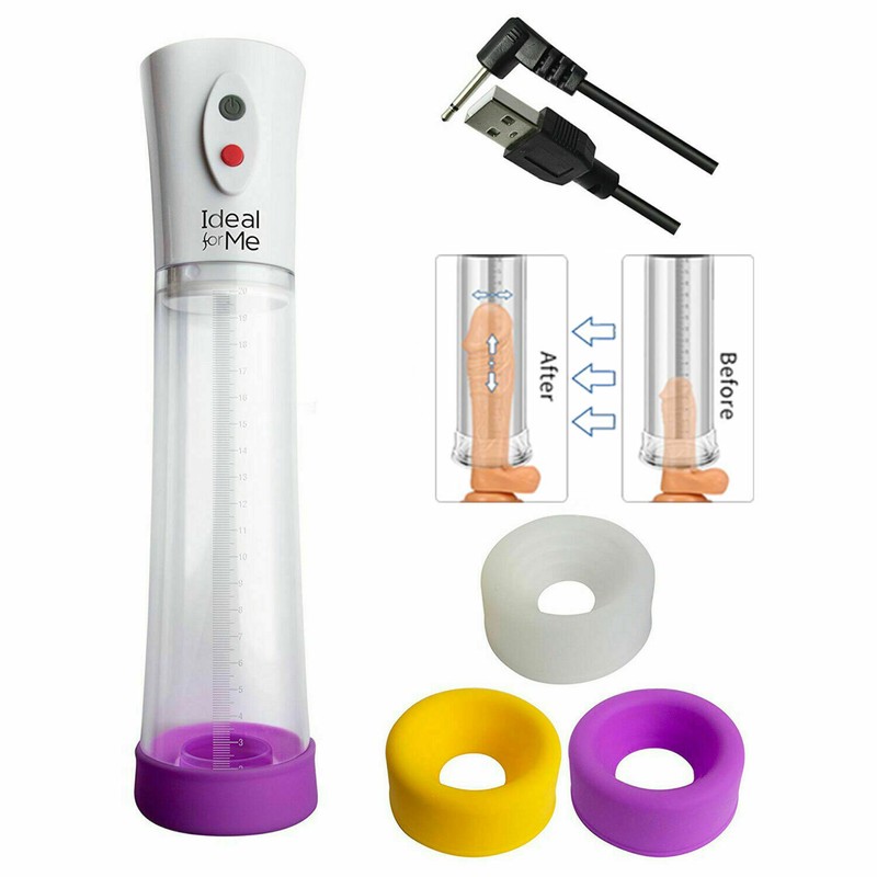 Electric Penis Pump Vacuum Electric Male Masturbator Men Penis Enlarger Growth gallery