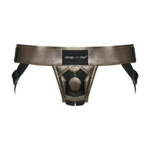 Strap-On-Me Leather Harness CURIOUS Universal dildo compatible Adjustable Straps gallery