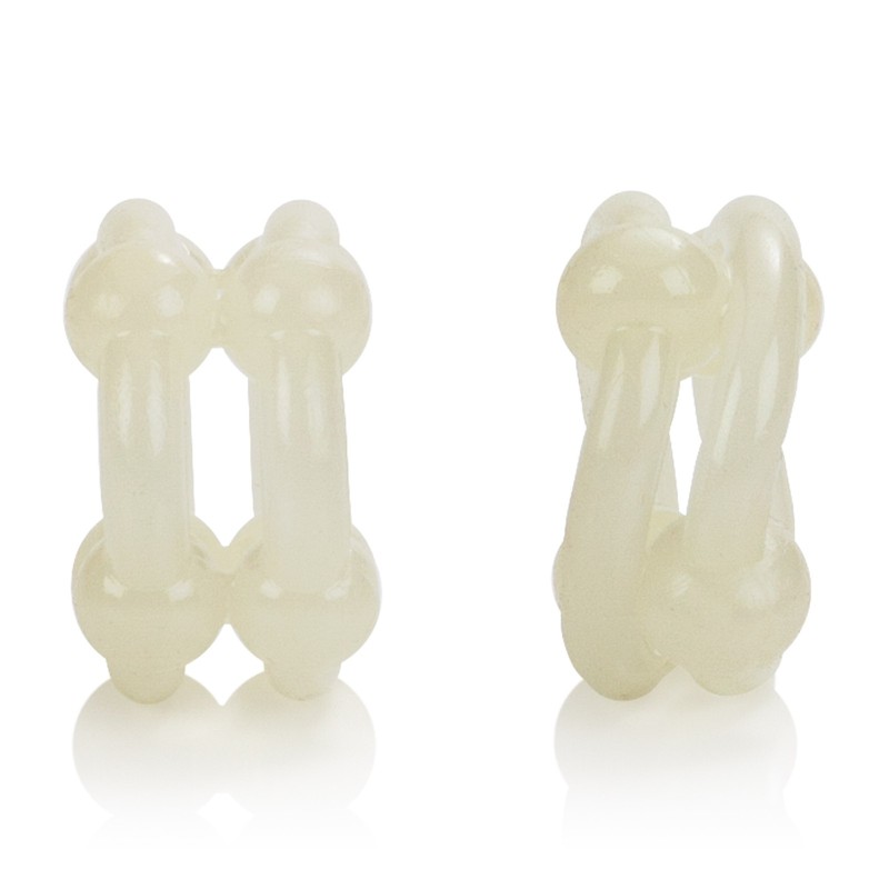Island Rings Double Stacker - Glow-in-the-Dark gallery