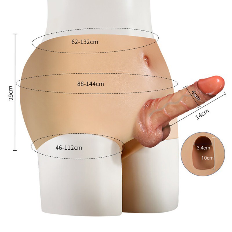 Hollow Silicone Penis Dildo Panty Strap On for Women Men, Lesbian / Crossdresser gallery