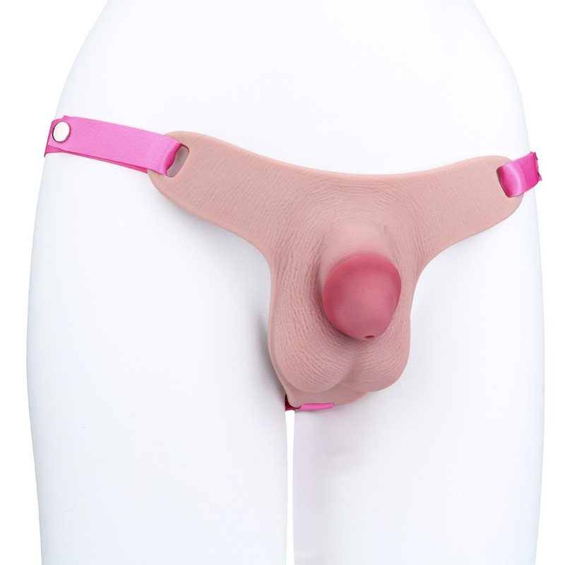 Silicone Chastity Cage Male Penis Restraint Device Soft Strap-on Cock Penis Cage gallery