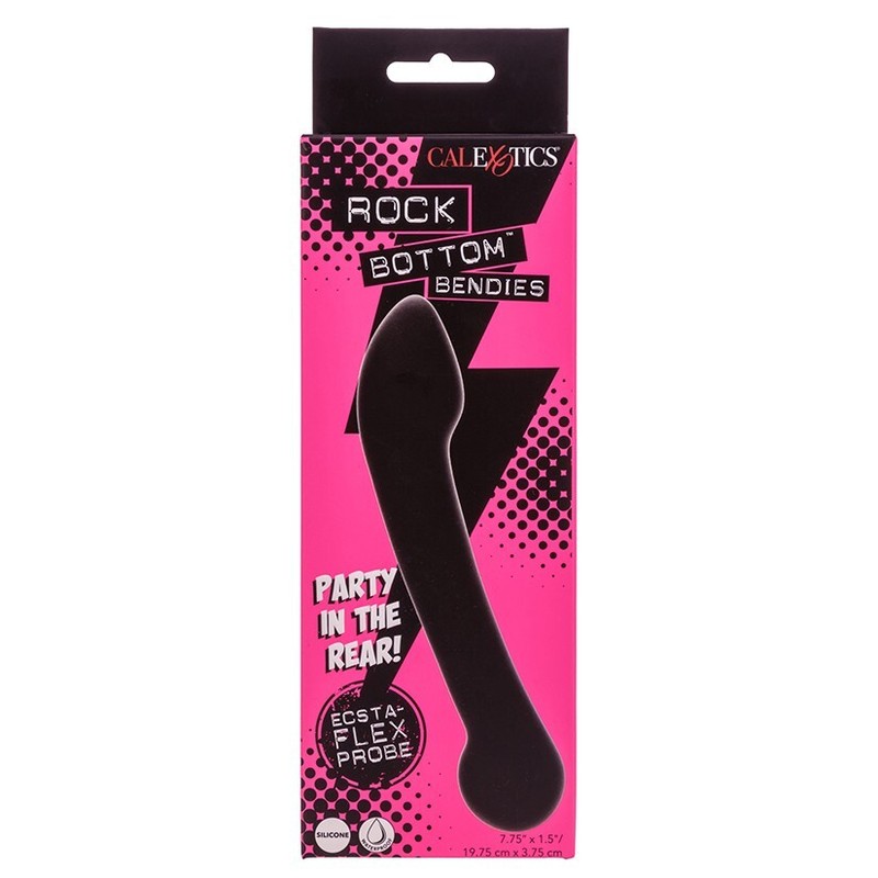 Cal Exotics Rock Bottom Bendies Ecsta-Flex Probe Black – Anal Probe