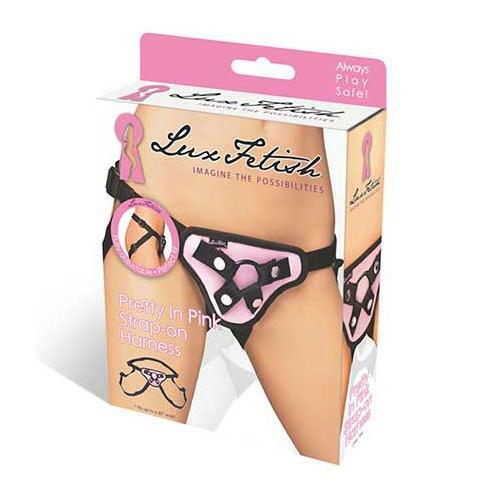 Lux Fetish Pretty in Pink Strap-on Harness