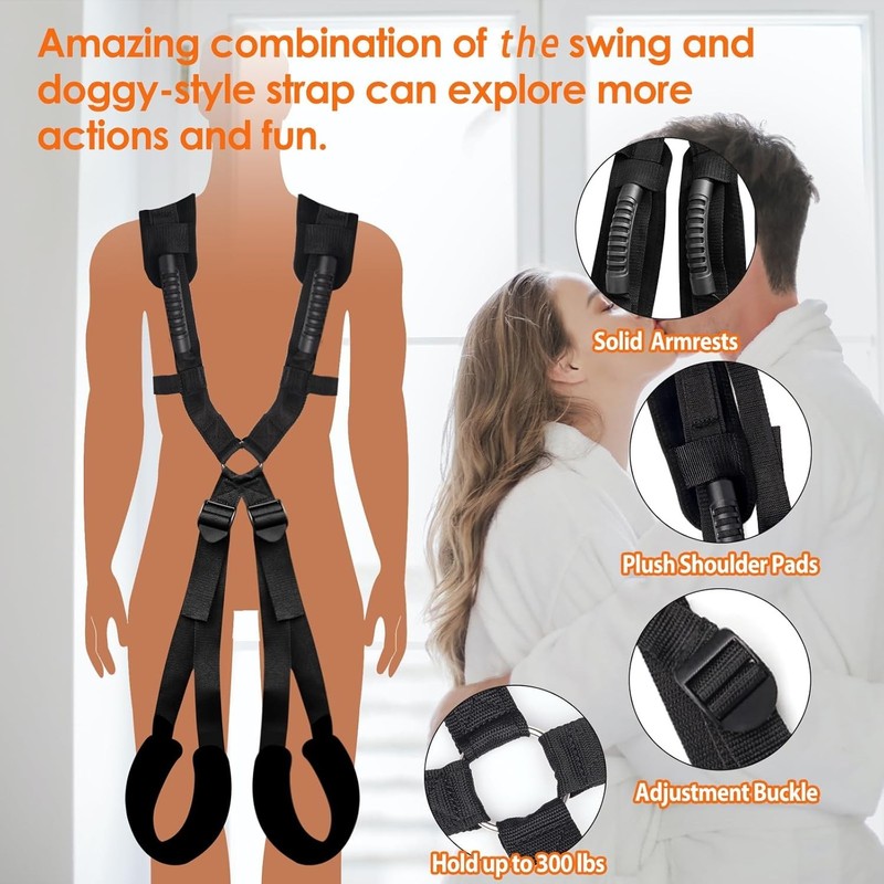 Comfortable Adult Sex Toys Swing with Adjustable Straps for Different Positions gallery