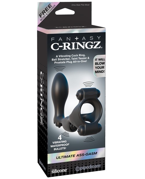Fantasy C Ringz Ultimate Ass Gasm – Black