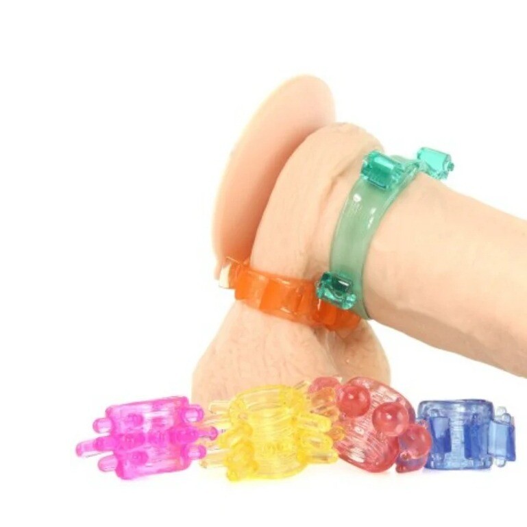 Senso 6 Pak Stretchy Cock Ring Male Penis Erection Enhancer Enhancement Prolong