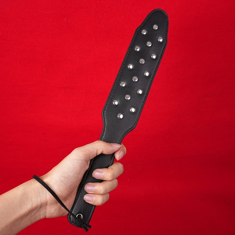 PU Leather Bondage Spanking Paddle Flogger BDSM Punishment Tool Slave Cosplay US