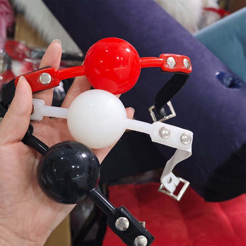 Sex Toys For Women Men Mouth Ball Gag Oral Bondage Fixation Harness Restraint SM gallery