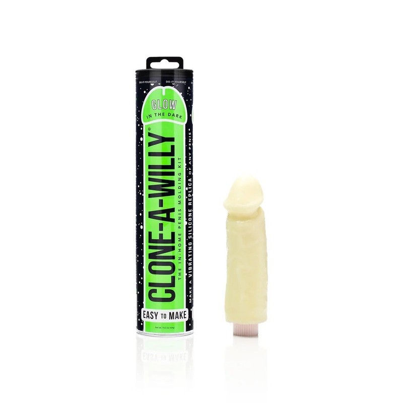 Clone A Willy Realistic Silicone Penis Dildo Molding Kit /w Vibe - Glow in Dark