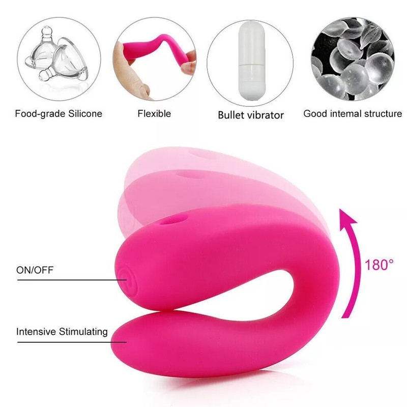 Vibrator-Bullet-G-Spot-Dildo-Anal-Plug-Clit-Massager-Powerful-Sex-Toy-for-Couple gallery