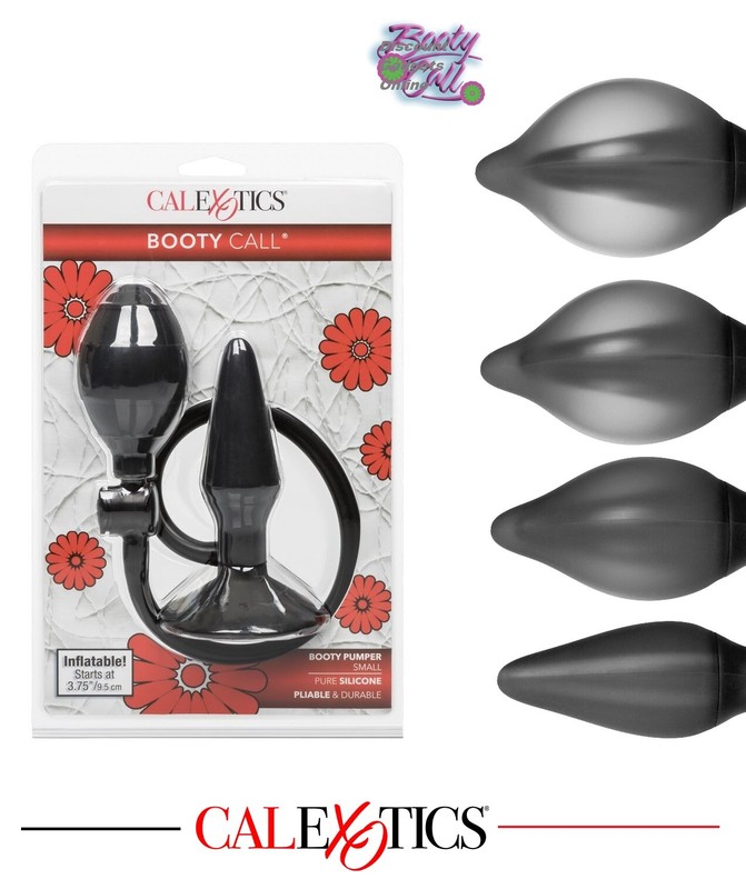 Booty Call Silicone SMALL Booty Pumper INFLATABLE Butt Plug Pump SUCTION-CUP