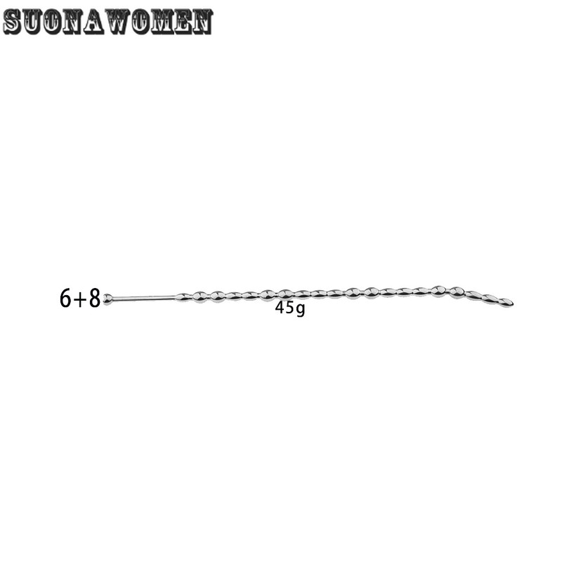 NEW 2025 Dilator Penis Plug Beads Glans Cap Stim Penis Insert Prostate Sex Toy gallery