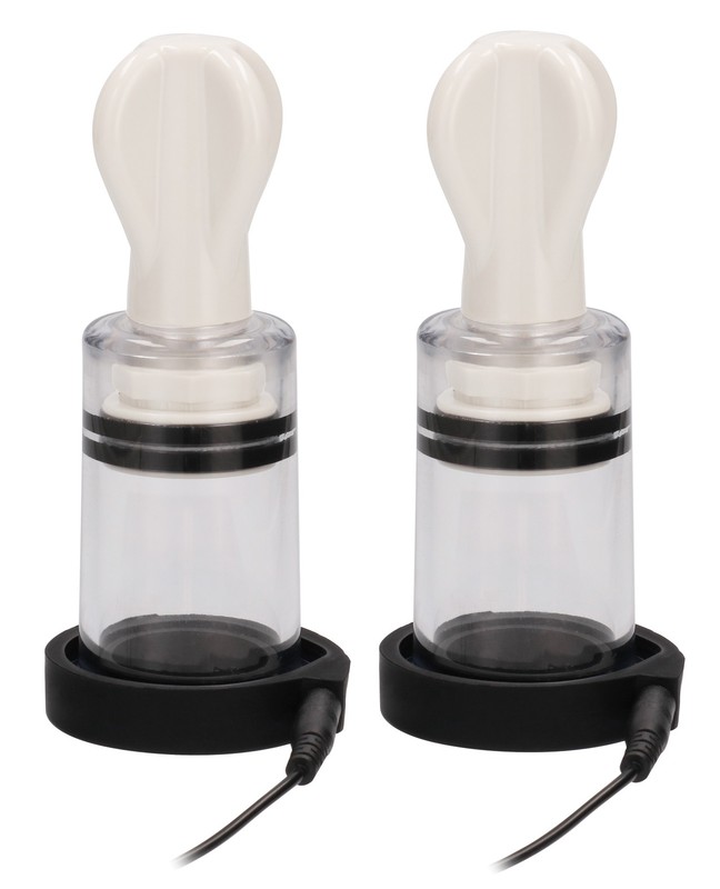 Shots America Electroshock Nipple Twisters, Clear gallery