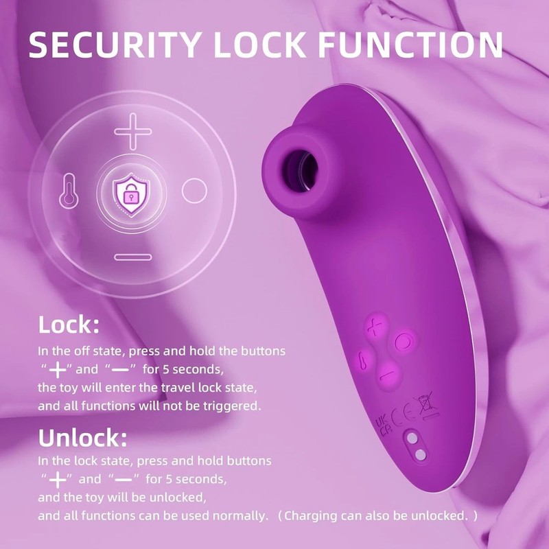 Rose Sucking Vibrator APP Remote Clitoral & Nipple Stimulator, Suction, Heating gallery