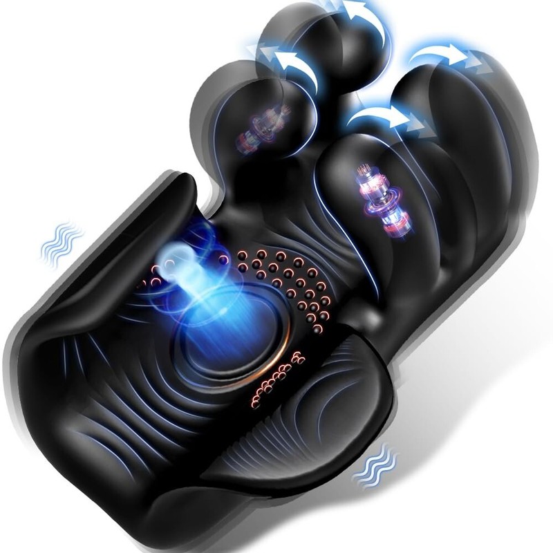 Vibrating Male Stroker Penis Trainer Glans Stimulator for Training Sex Toys Men