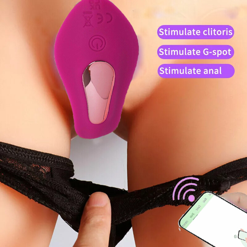 Remote Wearable G-Spot Clit Vibrator Dildo Massager-Adult Sex Toys-Women-Panties
