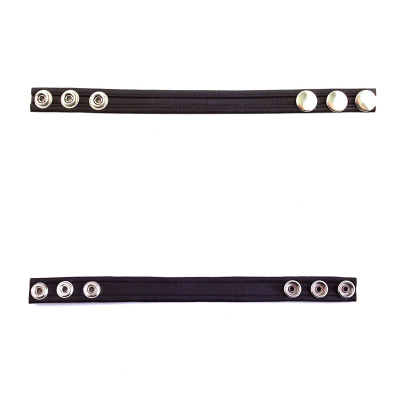 Rouge Cock Strap 3 Snap Adjustable Black cock ring Male Erection Enhancer