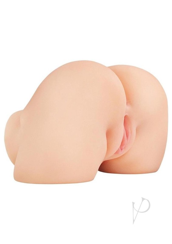 PDX Elite Shake That Ass Vibrating Rechargeable Mega Masturbator - Vanilla gallery