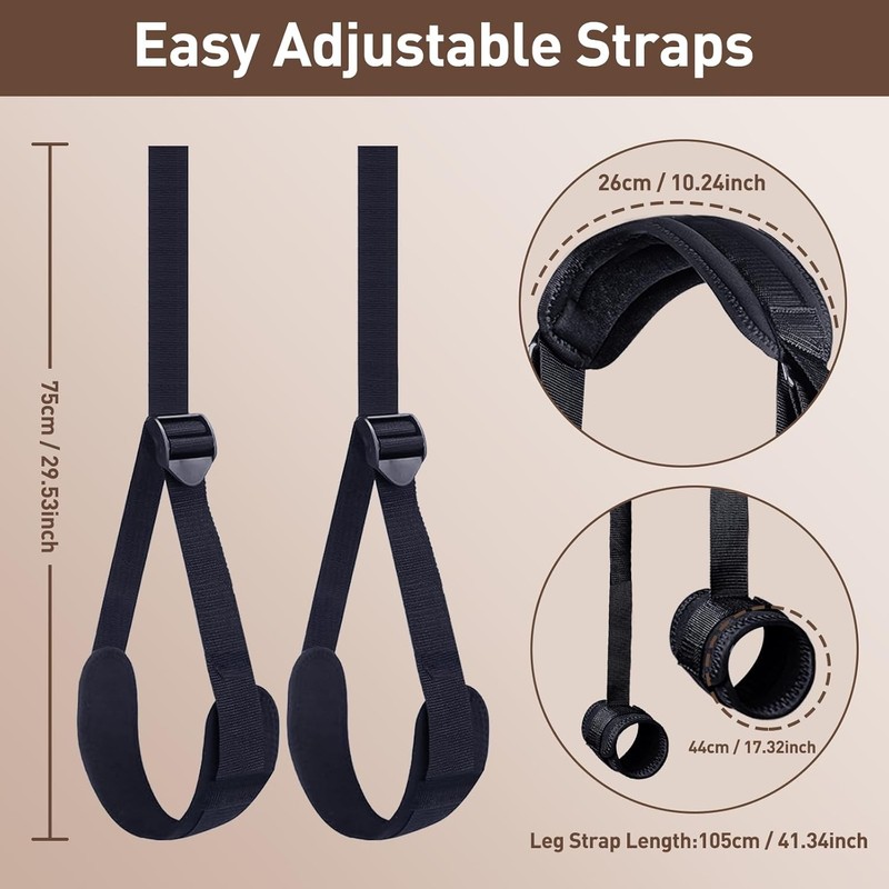 Sex Toys BDSM Bondage Restraints - Adult Toys Sex Straps Neck to Wrist Thigh Sex gallery