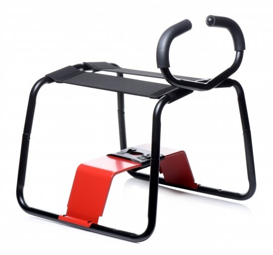 Bangin Bench EZ-Ride Sex Stool w Handles Easy Rider Queening Queen Chair LoveBot