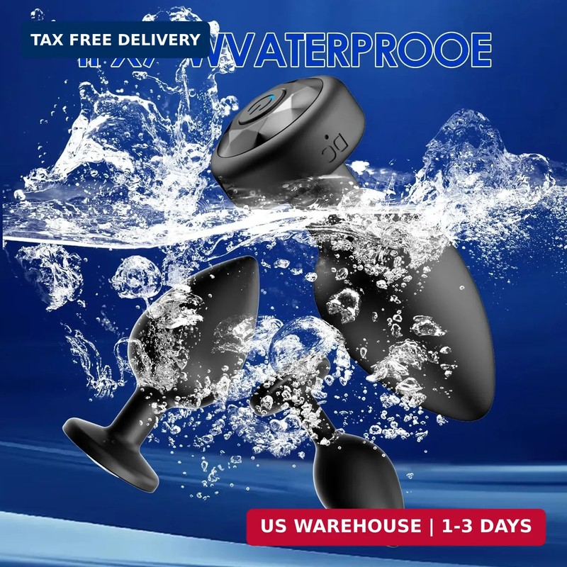 oreyurt Anal Plug Sex Toys Vibrator - Silicone Butt Plugs Training Kit with Remo gallery