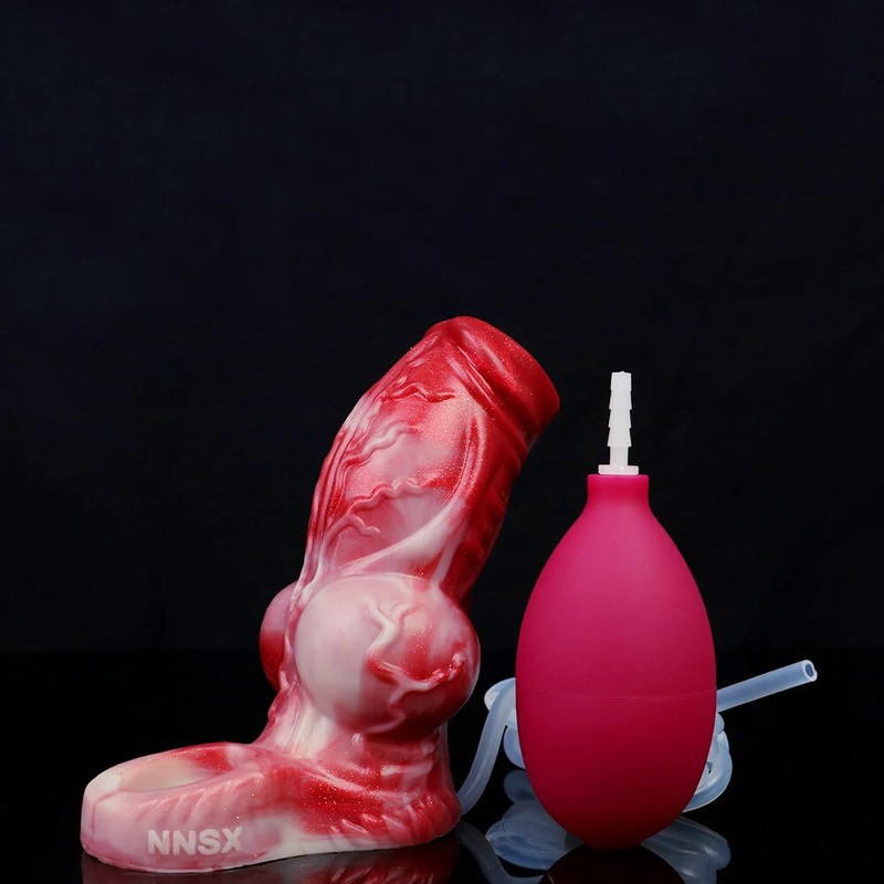 Large Knot Penis Enlargement Sleeve Squirting Ring Water Pump Delay Ejaculation