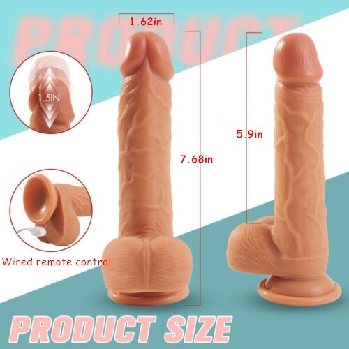 Multispeed Realistic Dildo Swing&Vibration G-Spot Rotating Sex Toy for Adult NEW gallery