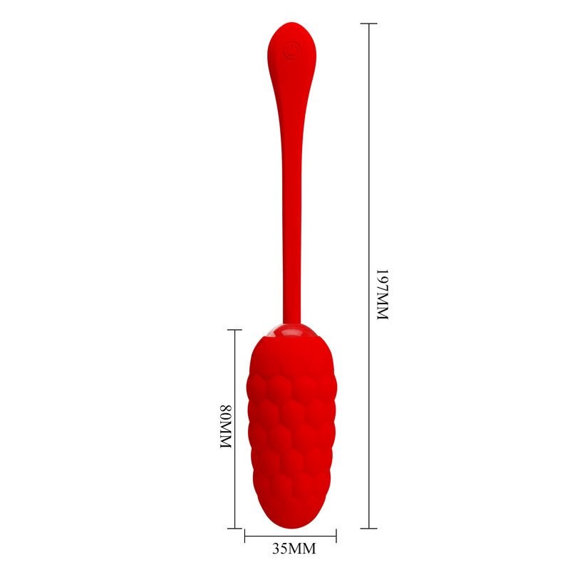 Pretty Love Marina - Vibrating Egg with Red Texture gallery