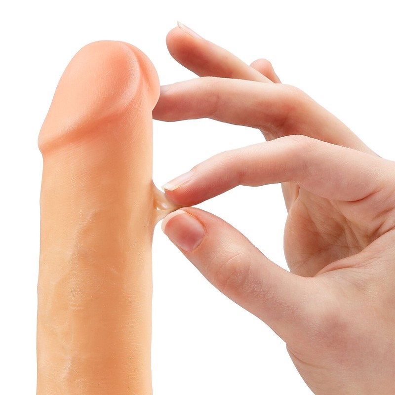 Cloud 9 Dual Density 6 inches Dildo Real Touch Realistic Painted Veins, New gallery