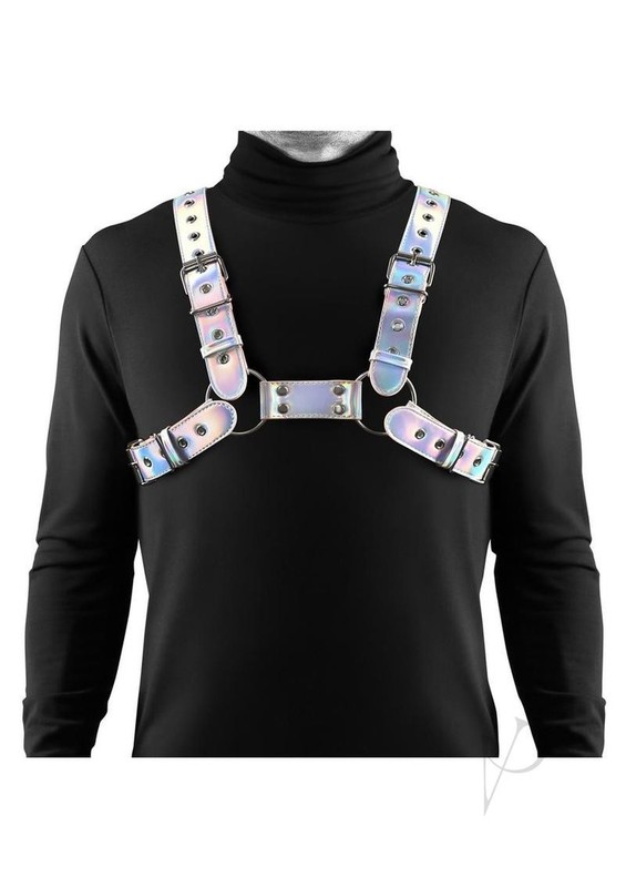 Cosmo Harness Rogue Chest Harness - Large/XLarge - Rainbow gallery