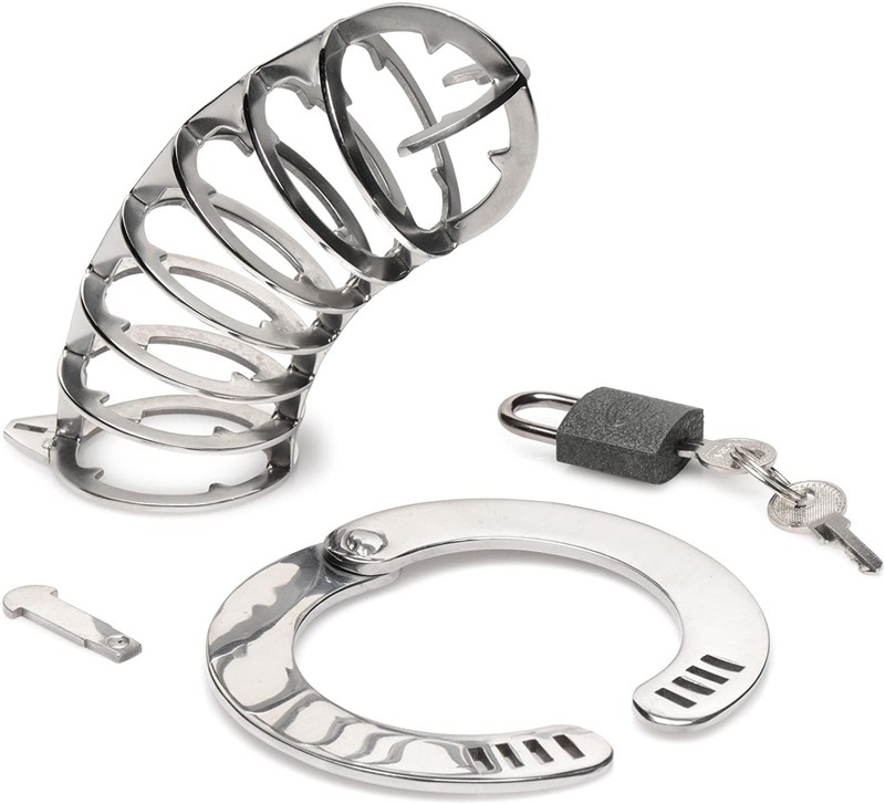 Master Series Spiked Chastity Cage, BDSM Bondage Restraint & Sex Accessories - gallery