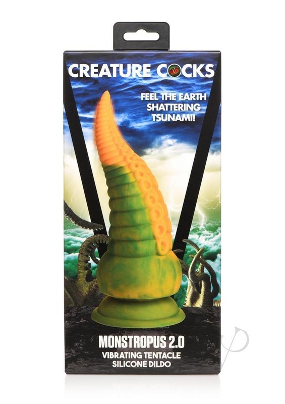 Creature Cocks Monstropus 2.0 Vibrating Tentacle Rechargeable Silicone Dildo – Y
