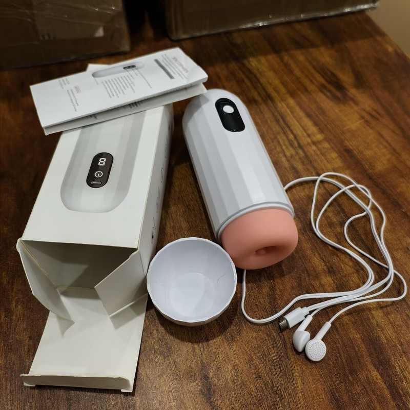 Blowjob Automatic Male Masturbaters Cup Stroker Voice Vibrator Sex Toy For men