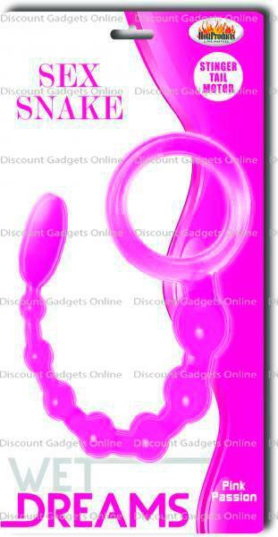 Wet Dreams Sex Snake Pink Beads Anal Butt Plug Toy gallery