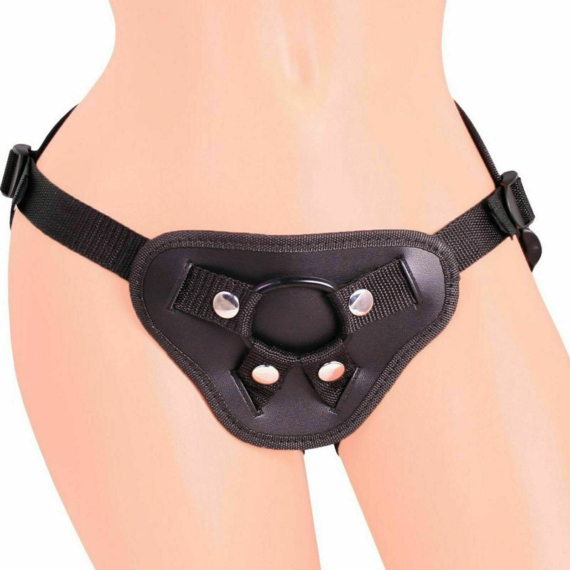 Strap-On Harness w/ Lower Back Supprt & Vibrator Pocket (4 O-Rings) No Dildo gallery