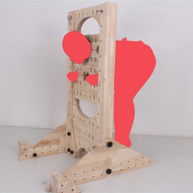 BDSM Bondage Kits Handcuffs & Footcuffs Wooden Yoke Torture Instrument Sex Toys