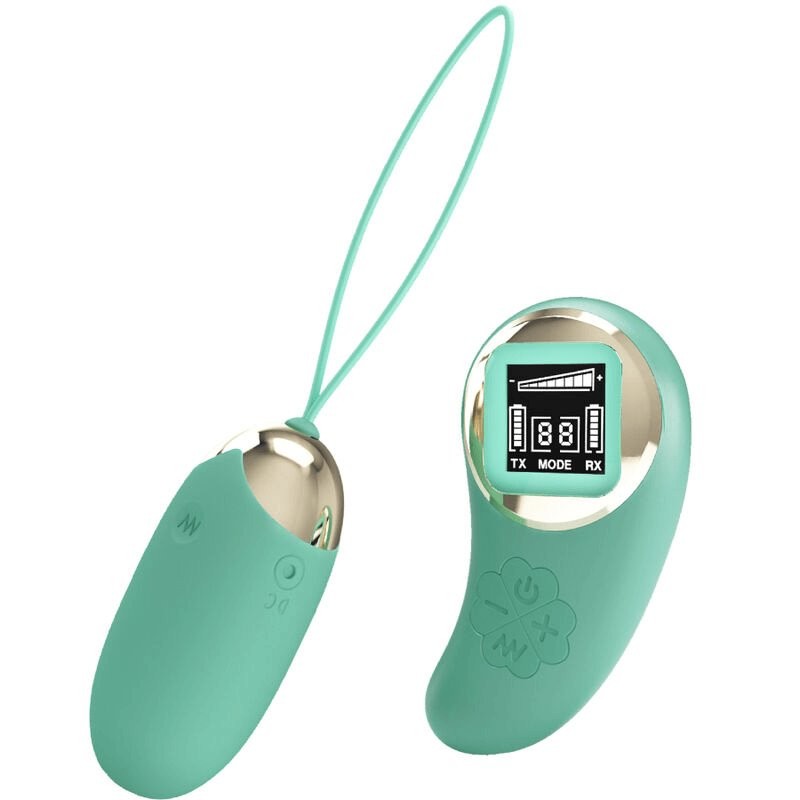 Pretty Love – Vibrating Egg Mine with Green Remote Control