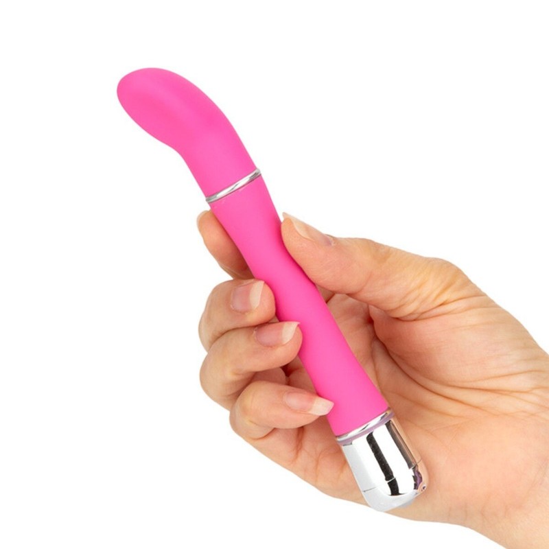 Smooth Slim Slender Curved Clit G-spot Vibe Vibrator Massager Sex-toys for Women