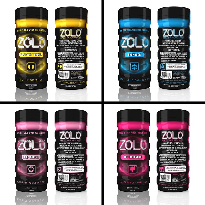 Zolo Real Feel Masturbator Cup Pocket Pussy Stroker Male Masturbation Sex Toy