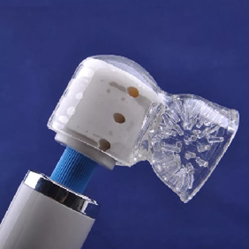 Textured Penis Head Cup Male Masturbating Wand Attachment Sex Toy for Men gallery