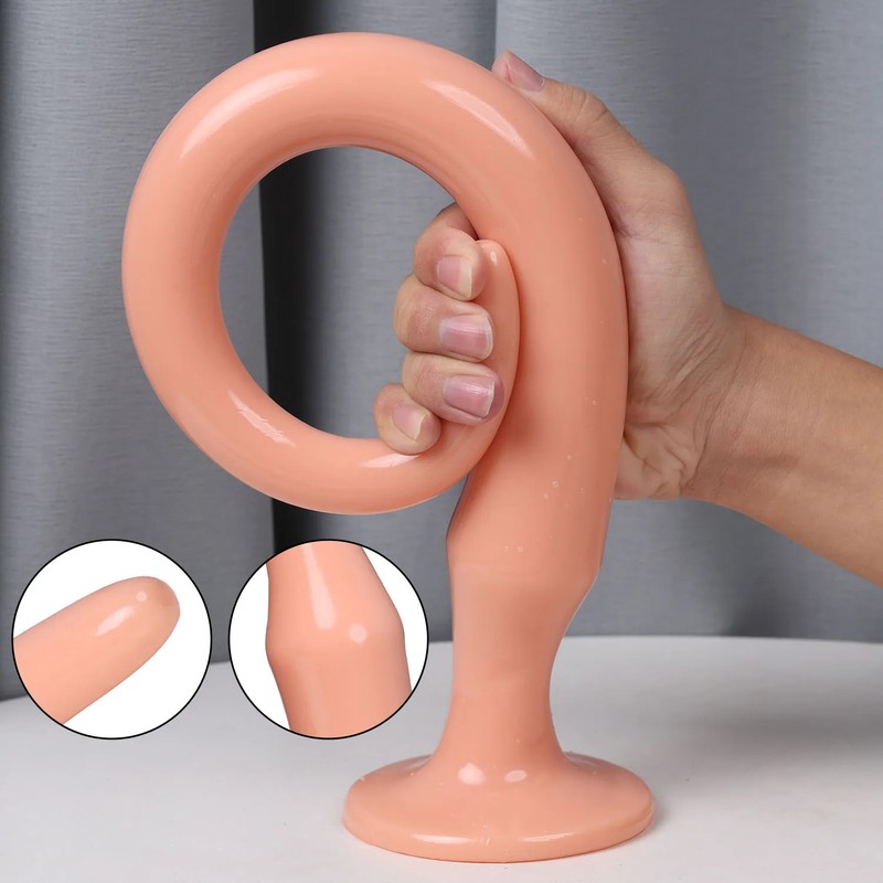 Super Long Silicone Realistic Big Dildo Vagina Anal Huge Thick Butt Plug Sex Toy gallery