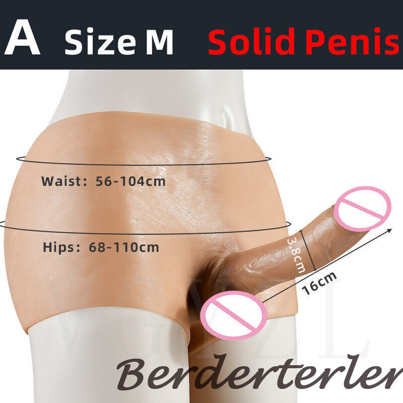 Skin Feeling Hollow/Solid Silicone Strap on Realistic Dildo Pants Huge Big Penis gallery